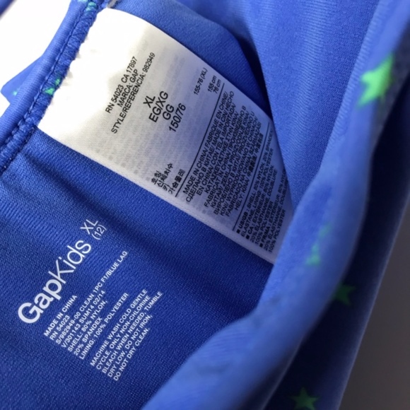 Kid’s • GAP • One Piece Star Print Swimsuit NWOT - Picture 2 of 6